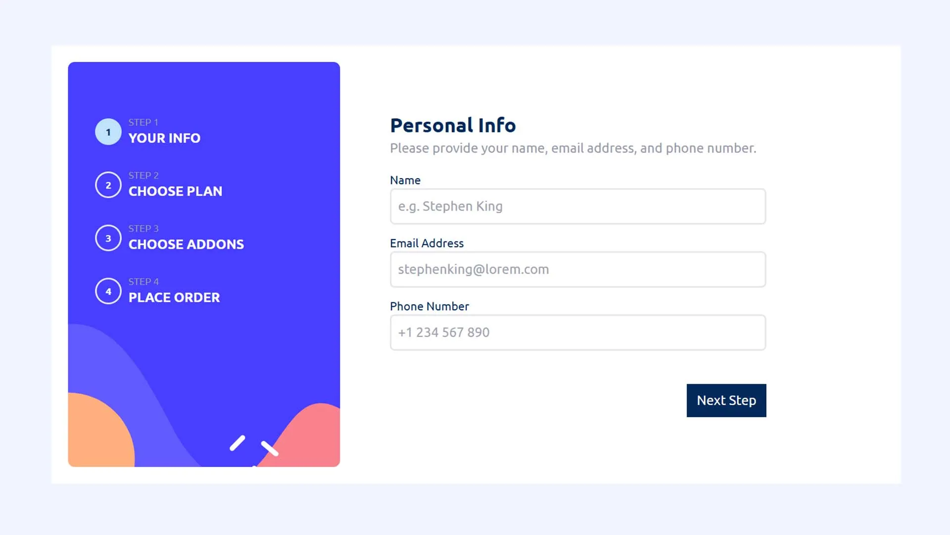 Multi Step Subscription